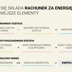 Jak liczyć kWh na rachunku za energię? Schemat rozliczenia prognozy i zużycia, koszty dystrybucji i sprzedaży, prognoza na kolejny okres.