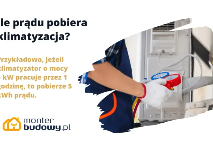 Ile prądu zużywa klimatyzator? Przykład: klimatyzator 5 kW pracujący godzinę zużyje 5 kWh prądu.