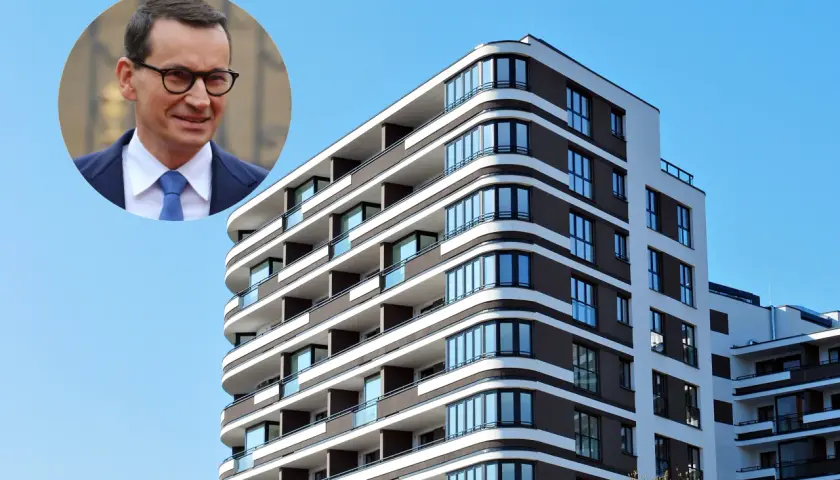 Mateusz Morawiecki i nowoczesny budynek mieszkalny. Dowiedz się, jak inwestować w nieruchomości, by osiągnąć sukces.